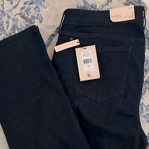 NYDJ NOT YOUR DAUGHTERS JEANS MARILYN STRAIGHT LEG SIZE 16W NWT